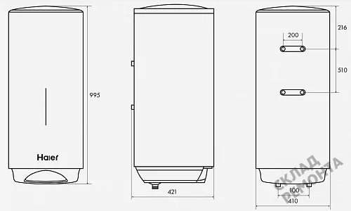 Фото Водонагреватель накопительный Haier ES80V-VH3, 80 л – купить в Воронеже: цена, описание, фото. Интернет-магазин 5