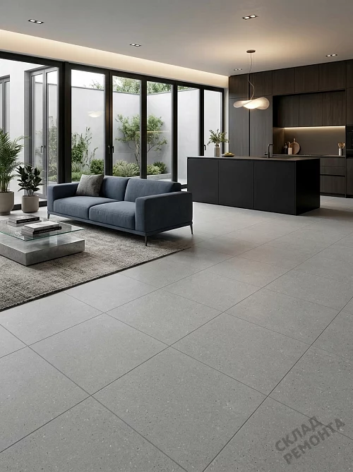 Фото Керамогранит матовый Gracia Ceramica Тренд серый 400*400*7 – купить в Воронеже: цена, описание, фото. Интернет-магазин 1