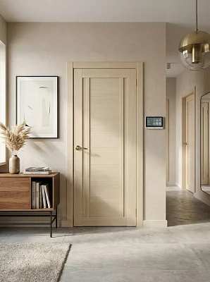 Дверь FlyDoors Ла Стелла 204 ясень латте, экошпон, без стекла