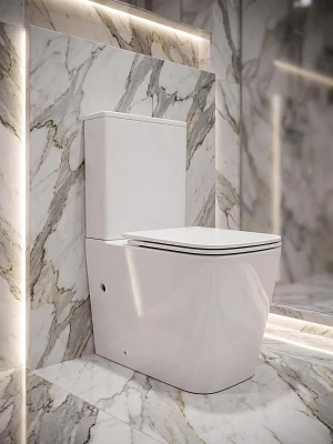 Унитаз компакт напольный Triton Pro Corso CO-3006 безободковый