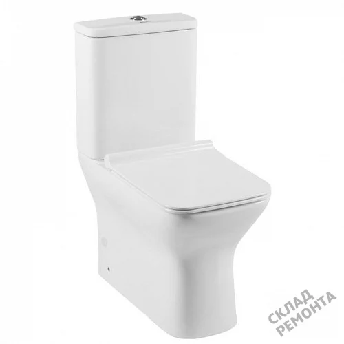 Фото Унитаз напольный Aquanet Cube-C 210759 безободковый купить в Воронеже: цена, описание, фото. Интернет-магазин 5