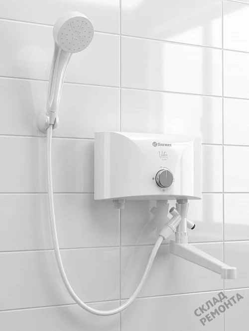 Фото Водонагреватель проточный Thermex Vetro 5500 combi л. – купить в Воронеже: цена, описание, фото. Интернет-магазин 1