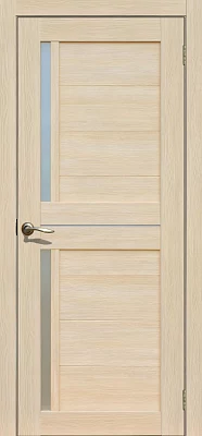 Дверь FlyDoors Ла Стелла 202 ясень латте, экошпон, матовое стекло