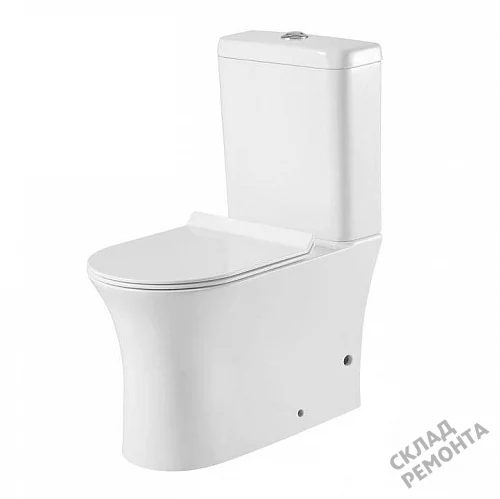 Фото Унитаз напольный Aquanet Roll-C 210764 безободковый купить в Воронеже: цена, описание, фото. Интернет-магазин 7