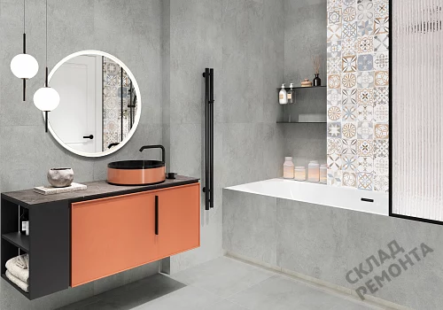 Фото Керамогранит матовый Alma Ceramica Никос GFU6060NKS07R серый 600*600*9 – купить в Воронеже: цена, описание, фото. Интернет-магазин 3