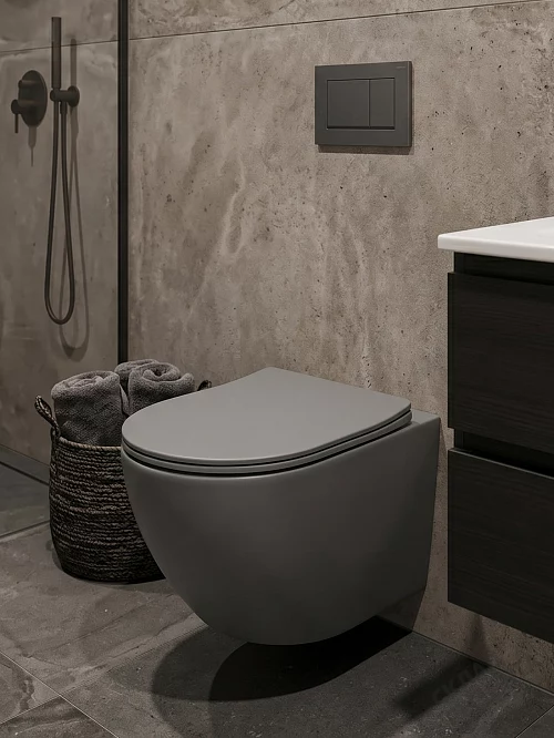 Фото Унитаз подвесной Calypso CS46UQ-MG-OK ультратихий смыв купить в Воронеже: цена, описание, фото. Интернет-магазин 1
