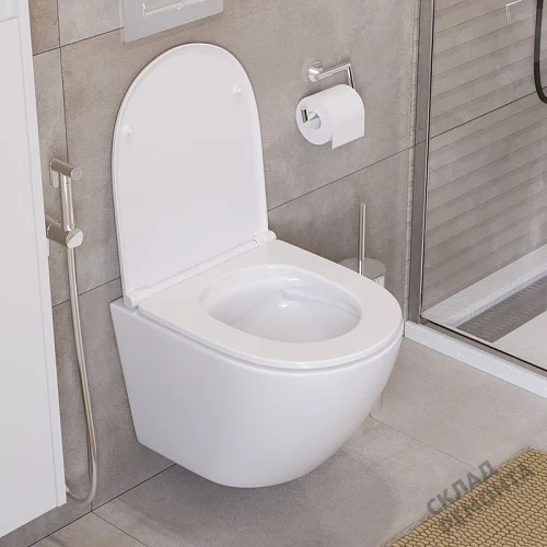 Фото Унитаз подвесной BelBagno Uno BB3105CHR/SC безободковый купить в Воронеже: цена, описание, фото. Интернет-магазин 2
