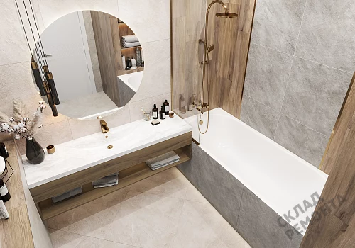 Фото Керамогранит матовый Alma Ceramica Риалто GFU04RLT04R бежевый 600*600*9 – купить в Воронеже: цена, описание, фото. Интернет-магазин 3