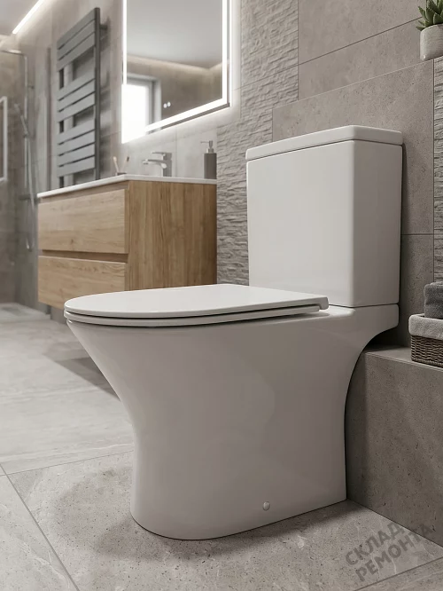 Фото Унитаз компакт напольный Calypso CS3224OK безободковый купить в Воронеже: цена, описание, фото. Интернет-магазин 1