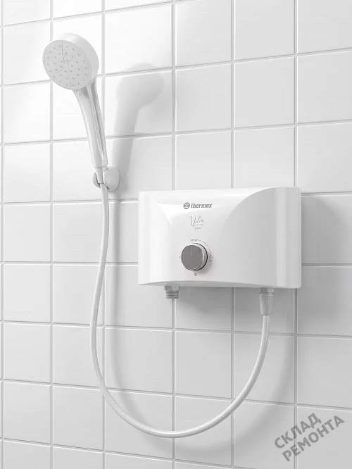 Фото Водонагреватель проточный Thermex Vetro 6500 shower л. – купить в Воронеже: цена, описание, фото. Интернет-магазин 1