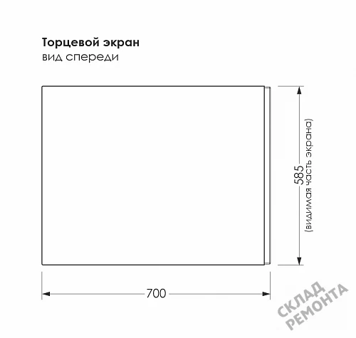 Фото Торцевая панель Метакам 70 Strict купить в Воронеже: цена, описание, фото. Интернет-магазин 2