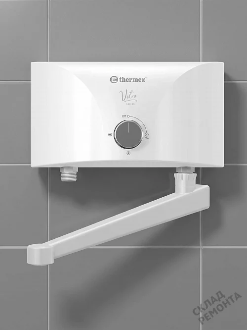 Фото Водонагреватель проточный Thermex Vetro 6500 tap л. – купить в Воронеже: цена, описание, фото. Интернет-магазин 1