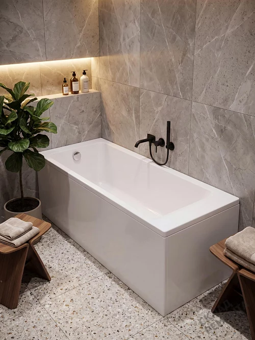 Фото Ванна акриловая Roca Easy ZRU9302904 без гидромассажа 150*70  купить в Воронеже: цена, описание, фото. Интернет-магазин 1