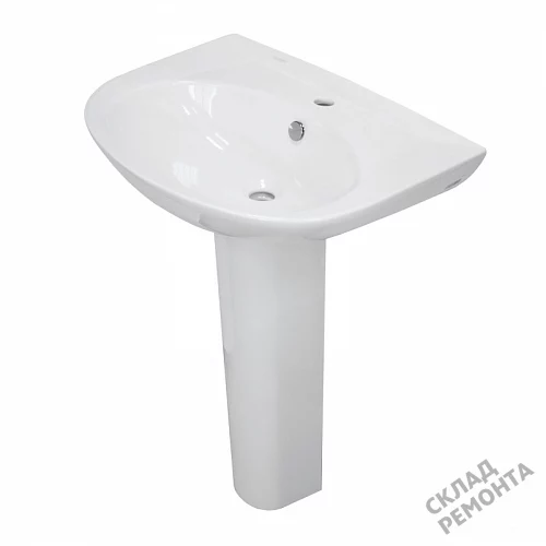 Фото Пьедестал для раковины Sanita Luxe Classic CLCSLWB01, белый купить в Воронеже: цена, описание, фото. Интернет-магазин 2