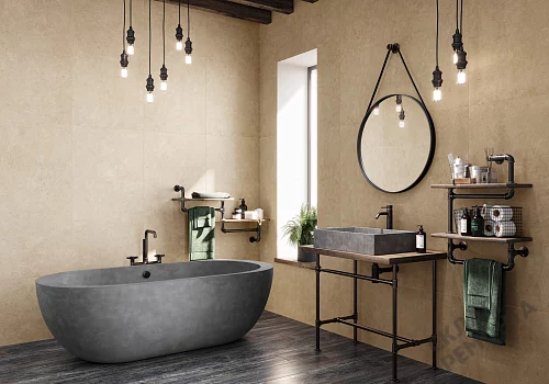 Фото Керамогранит матовый Alma Ceramica Шарп GFU60120SHP40R бежевый 1200*600*8,5 – купить в Воронеже: цена, описание, фото. Интернет-магазин 3