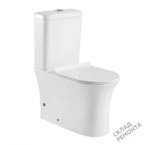 Фото Унитаз напольный Aquanet Roll-C 210764 безободковый купить в Воронеже: цена, описание, фото. Интернет-магазин 1