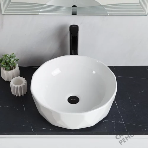 Фото Раковина накладная BelBagno BB1409 41 см купить в Воронеже: цена, описание, фото. Интернет-магазин 5