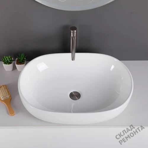 Фото Раковина накладная BelBagno BB1084 60 см купить в Воронеже: цена, описание, фото. Интернет-магазин 5