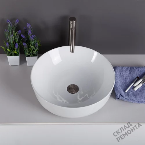Фото Раковина накладная BelBagno BB1315 41 см купить в Воронеже: цена, описание, фото. Интернет-магазин 4