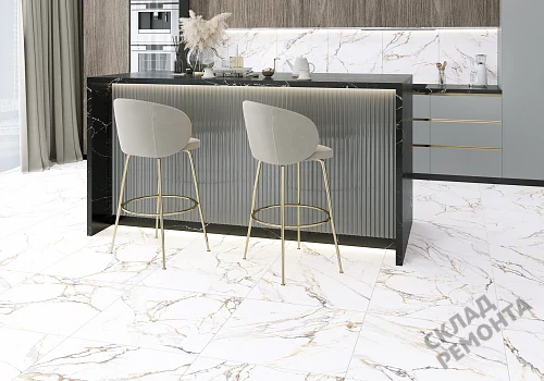 Фото Керамогранит матовый Alma Ceramica Тренди GFU04TRD04R белый 600*600*9 – купить в Воронеже: цена, описание, фото. Интернет-магазин 2
