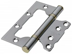 Петля накладная Rucetti RFHN-100*75*2,5 SC 100*75*2,5 мм, матовый хром