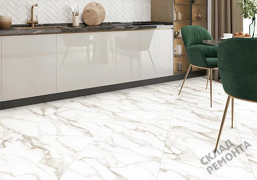 Фото Керамогранит матовый Alma Ceramica Гранада GFU6060GRD04R белый 600*600*9 – купить в Воронеже: цена, описание, фото. Интернет-магазин 5