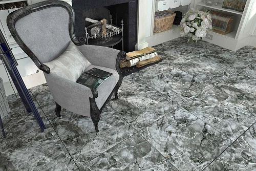 Фото Керамогранит полированный Гранитея G245 kirety black 600*600*10 – купить в Воронеже: цена, описание, фото. Интернет-магазин 2