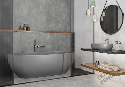 Фото Керамогранит матовый Alma Ceramica Тотем GFU60120TTM70R серый 1200*600*8,5 – купить в Воронеже: цена, описание, фото. Интернет-магазин 3