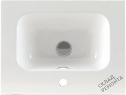 Фото Раковина на тумбу Aquanet Flat 60 (254363), 61 см купить в Воронеже: цена, описание, фото. Интернет-магазин 2
