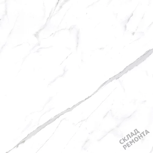 Фото Керамогранит матовый Steppe Ceramics Statuario White белый 600*600*9,5 – купить в Воронеже: цена, описание, фото. Интернет-магазин 2