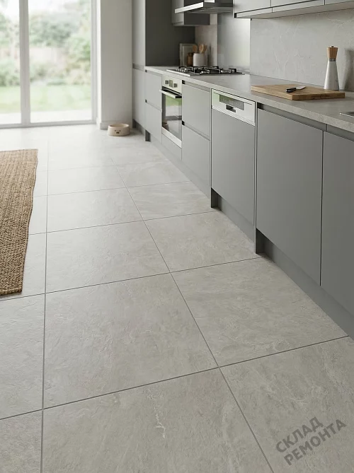 Фото Керамогранит матовый Alma Ceramica Юнион GFU6060UNN70R серый 600*600*9 – купить в Воронеже: цена, описание, фото. Интернет-магазин 1