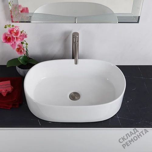 Фото Раковина накладная BelBagno BB1048 55 см купить в Воронеже: цена, описание, фото. Интернет-магазин 3
