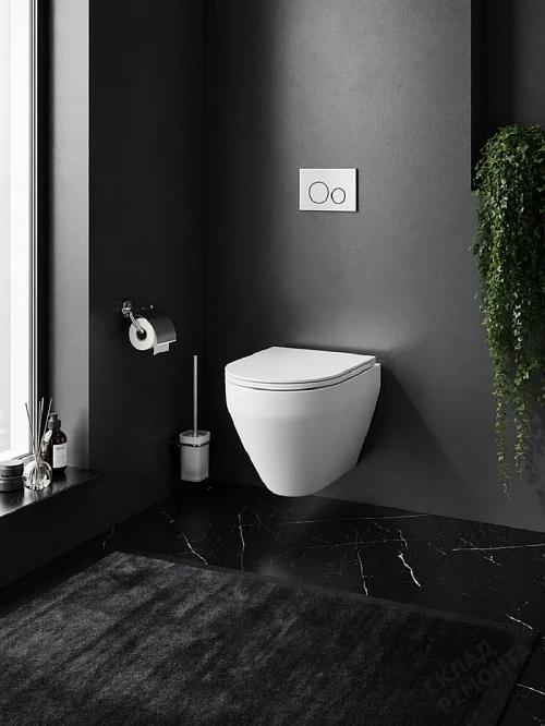 Фото Унитаз подвесной Am.Pm Spirit V2.0 C701700WH безободковый купить в Воронеже: цена, описание, фото. Интернет-магазин 1