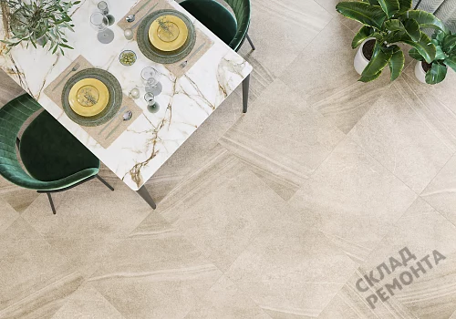Фото Керамогранит матовый Alma Ceramica Олса GFU04OLS40R бежевый 600*600*9 – купить в Воронеже: цена, описание, фото. Интернет-магазин 2
