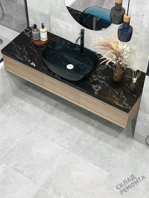 Фото Керамогранит матовый New Trend Вальтер D60212M серый 600*600*9,5 – купить в Воронеже: цена, описание, фото. Интернет-магазин 1